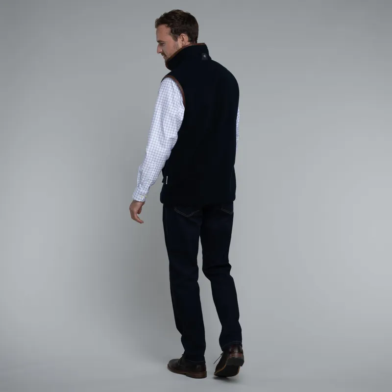 Schoffel Oakham Fleece Gilet Navy-1